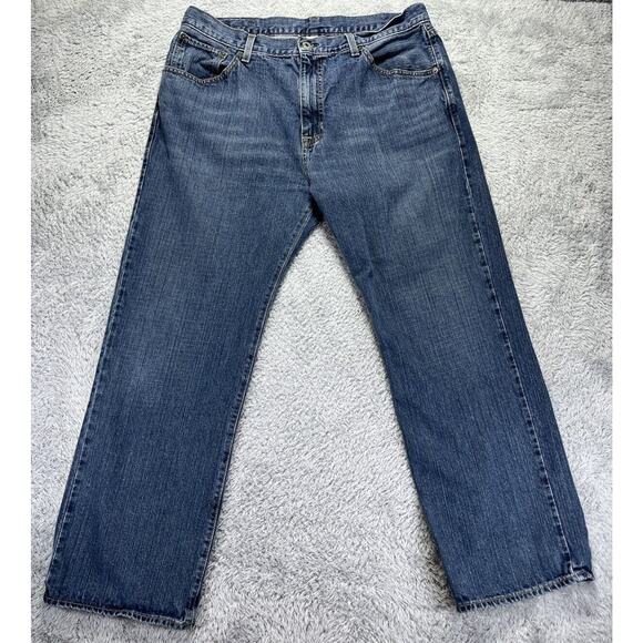 Vintage Polo Ralph Lauren Jeans Mens 34x29 Blue Ashmore Straight‎ Denim - Picture 1 of 10